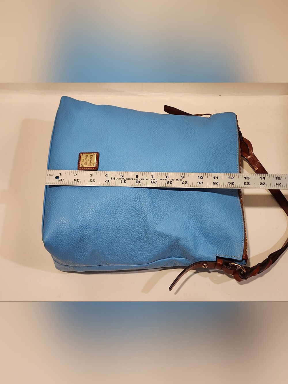 Dooney and Bourke Pebbled Leather Large Shlouder Bag Satchel - Picture 12 of 16